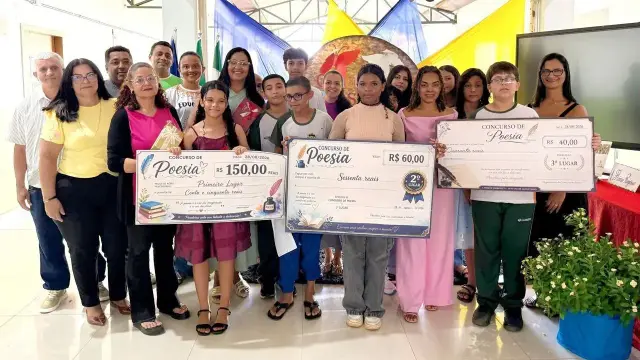 Concurso de Poesia valoriza talento e criatividade de estudantes da Escola Municipal Sebastião de Sales Monteiro